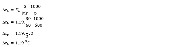 kenaikan titik didih